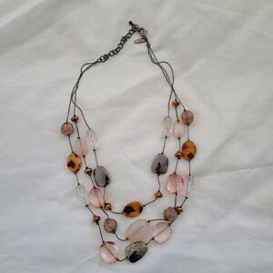 Peach Statement Necklace